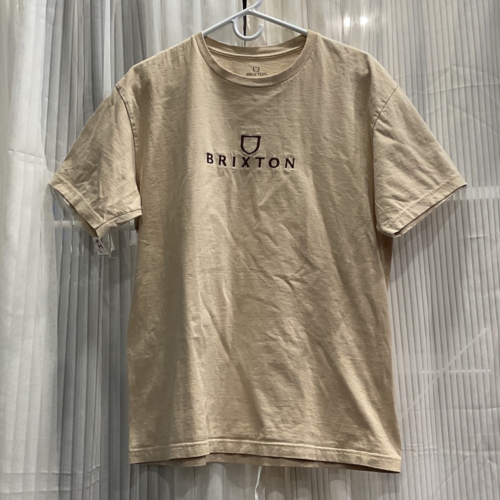 Brixton Beige Short Sleeve Tee